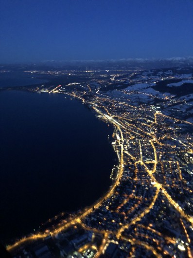 Winternacht am Bodensee